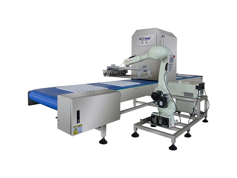 全自动机械手切块机